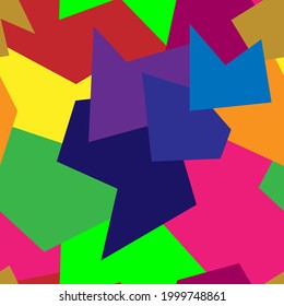 Seamless geometry mosaic colorful pattern 