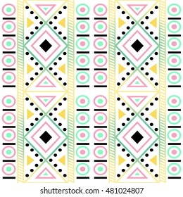 seamless geometry native pattern background