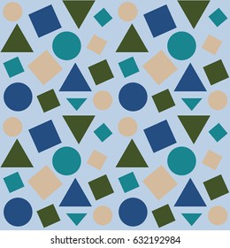 Seamless geometry pattern, repeatable background for website, wallpaper, textile printing, texture, editable, in vector