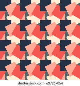 Seamless geometry pattern, repeatable background for website, wallpaper, textile printing, texture, editable, in vector