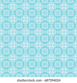 seamless geometry pattern. vector illustration. texture for design wallpaper, pattern fills, fabric, wrappingg paper. light blue color
