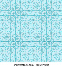 seamless geometry pattern. vector illustration. texture for design wallpaper, pattern fills, fabric, wrappingg paper. light blue color
