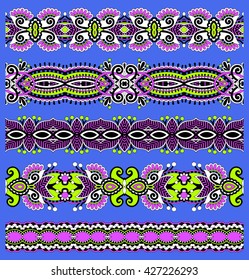seamless geometry vintage pattern, ethnic style ornamental background, ornate floral decor for fabric design, endless texture