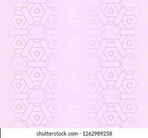 Seamless geomteric patterns. Vector illustration. Hand drawn wrap wallpaper, cover fabric, cloth textile design. Gradient color.