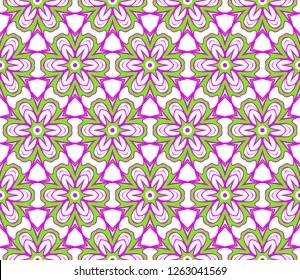 Seamless geomteric patterns. Vector illustration. Hand drawn wrap wallpaper, cover fabric, cloth textile design. Gradient color.