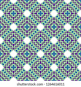 Seamless Geomteric Patterns. Vector Illustration. Hand Drawn Wrap Wallpaper, Cover Fabric, Cloth Textile Design. Gradient color.