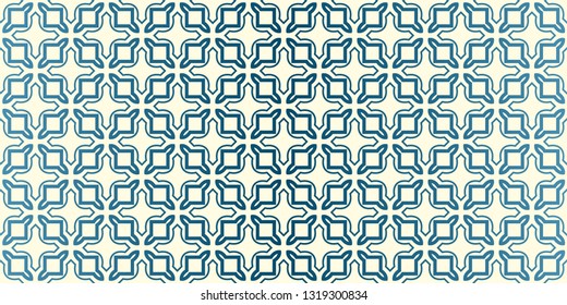 Seamless Geomteric Patterns. Vector Illustration. Hand Drawn Wrap Wallpaper, Cover Fabric, Cloth Textile Design. Blue oat milk color.