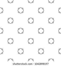 Seamless geomtric ornamental vector pattern