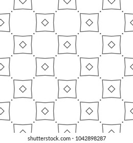 Seamless geomtric ornamental vector pattern