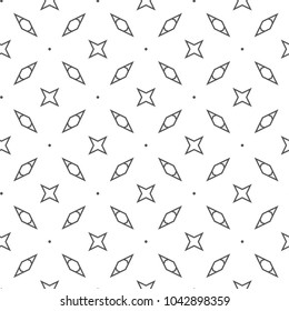 Seamless geomtric ornamental vector pattern