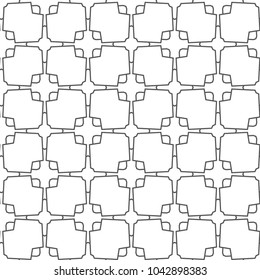 Seamless geomtric ornamental vector pattern