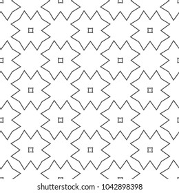Seamless geomtric ornamental vector pattern