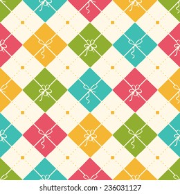 Seamless gift boxes patten