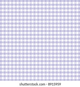 Seamless Gingham Check Pattern in pastel lavender purple and white for sewing, decorating, arts and crafts. EPS includes pattern swatch that seamlessly fills any shape.