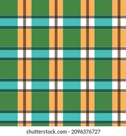 Seamless gingham check plaid pattern. classic vector graphic for textile
