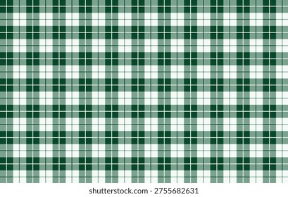 Seamless gingham pattern background, evergreen plaid chequered abstract pattern