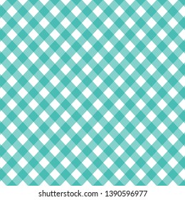 Seamless gingham pattern. green color.