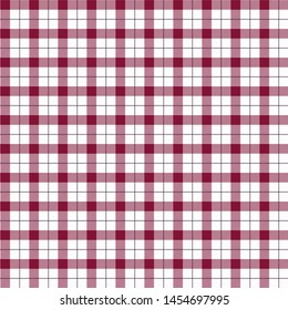 Seamless Gingham pattern. Texture for plaid, tablecloths, clothes, shirts, dresses, paper, bedding, blankets, quilts and other textile products. Vector illustration EPS 10