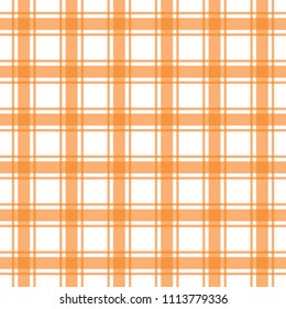 Seamless gingham pattern, vector background illustration