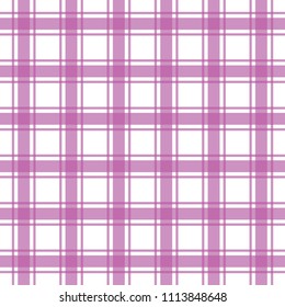 seamless gingham pattern, vector background illustration