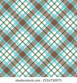 Seamless gingham Pattern Vector illustrations Texture from squares rhombus for tablecloths