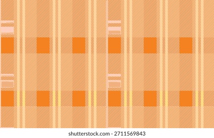 Padrão de gingham xadrez sem costura. Textura de tecido de tartan. Design de plano de fundo verificado. Vetor