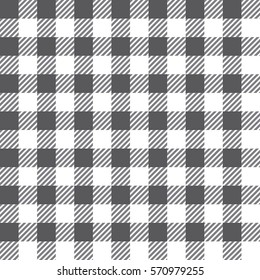 Seamless Gingham Tablecloth Tartan Plaid