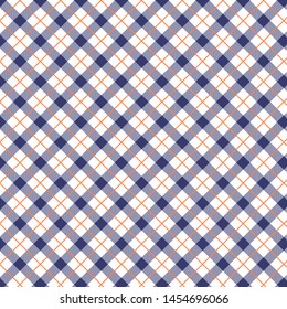 Seamless Gingham Violet Pattern. Texture for plaid, tablecloths, clothes, shirts, dresses, paper, bedding, blankets, quilts and other textile products. Vector illustration EPS 10