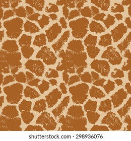 Seamless Giraffe Pattern