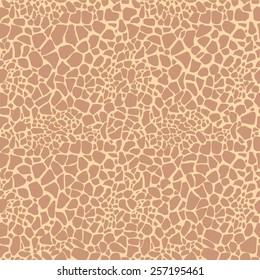 Seamless Giraffe Print Pattern 