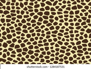Seamless Giraffe Skin Pattern