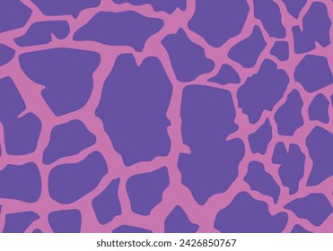 Seamless giraffe skin pattern vector