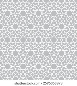 Seamless girih pattern. Girih 4, Girih 5, Girih 6. Traditional Islamic Design. Mosque decoration element. Seamless geometric pattern. Seamless islamic pattern. Background vector illustration.