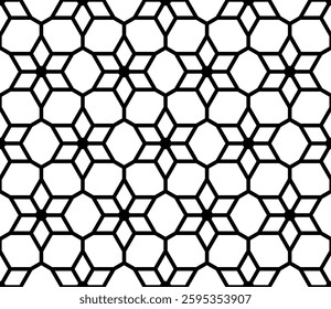 Seamless girih pattern. Girih 4, Girih 5, Girih 6. Traditional Islamic Design. Mosque decoration element. Seamless geometric pattern. Seamless islamic pattern. Background vector illustration.