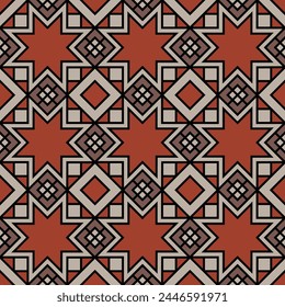 Seamless girih pattern. Traditional Islamic Design. Mosque decoration element. Seamless geometric pattern. Seamless islamic pattern. Background vector illustration. Morocco seamless vector pattern. 
