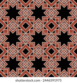 Seamless girih pattern. Traditional Islamic Design. Mosque decoration element. Seamless geometric pattern. Seamless islamic pattern. Background vector illustration. Morocco seamless vector pattern. 
