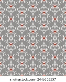 Seamless girih pattern. Traditional Islamic Design. Mosque decoration element. Seamless geometric pattern. Seamless islamic pattern. Background vector illustration. Morocco seamless vector pattern.