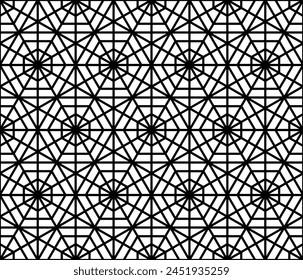 Seamless girih pattern. Traditional Islamic Design. Mosque decoration element. Seamless geometric pattern. Seamless islamic pattern. Background vector illustration. Morocco seamless vector pattern.