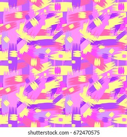 Seamless glamorous textile doodle pattern grunge texture.Trendy modern ink artistic design with authentic,unique scrapes, watercolor blotted background for a logo, cards, invitations, posters, banners