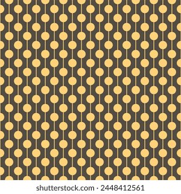 Seamless glamour print pattern with beads jewelry art decor wallpaper for textile, package, paper