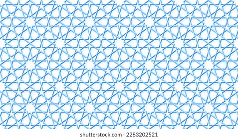Patrón transparente y auténtico de estilo árabe. Ilustración del vector