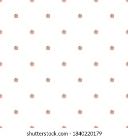 seamless glitter pattern background with sparkle champagne dot shape