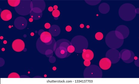 Seamless Glittering Neon Bokeh Background. Holiday Party Cover Pattern Design. Neon Night City Life Poster Background. Magic Glitter Bokeh Pattern.