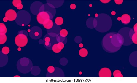 Seamless Glittering Neon Bokeh Background. Magic Twilight Cityscape Pattern. Blurred Night City Streets Background. Cosmic Shimmer Bokeh Pattern.
