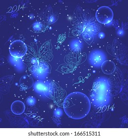 seamless glow holiday background