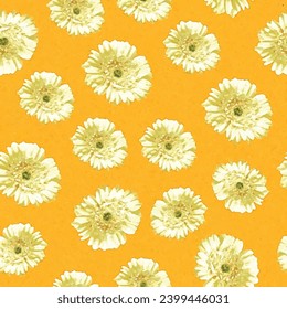 Seamless glowing pattern in lovely flowers. Composite overlay. Floral arrangements on striped background. For textile, wallpaper, covers, surface, print, gift wrap, scrapbooking, decoupage