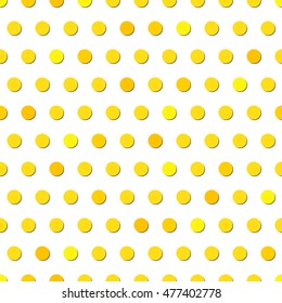 Seamless Gold circle pattern.cute pattern