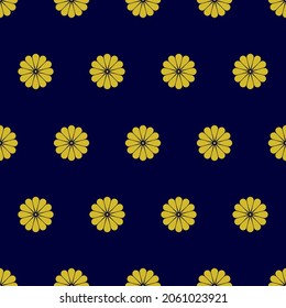 seamless gold floral pattern for background, greeting card, packaging, texture, fabric pattern, wallpaper, wall decoration