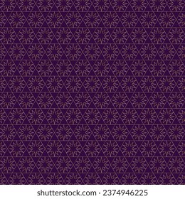 Seamless gold oriental pattern. Islamic background. Arabic linear texture. Star Pattern. geometry pattern. Vector illustration.