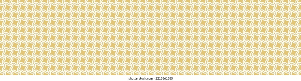 Seamless gold pattern on a white background. Golden weave. Illustration for backgrounds, banners, advertising and creative design. Flat style